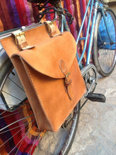 Load image into Gallery viewer, Leather Handmade Bicycle saddle Bag