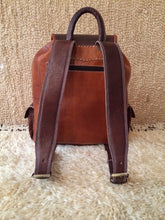 Load image into Gallery viewer, Backpack indiana jones Rustic Leather bag