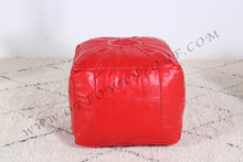 Load image into Gallery viewer, Happy Yellow Ottoman Pouf