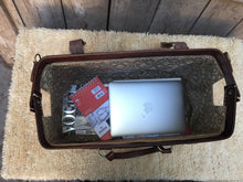 Load image into Gallery viewer, Carry on Large Leather Duffle Travel Bag