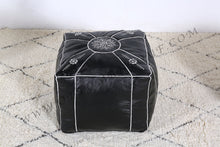 Load image into Gallery viewer, Wedding Gift Silver Ottoman Pouf