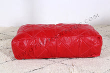 Load image into Gallery viewer, Brownish Leather Pouf