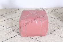 Load image into Gallery viewer, Purple Ottoman Pouf