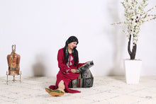 Load image into Gallery viewer, Handmade berber square footstools