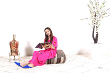 Load image into Gallery viewer, Moroccan Embroidered Pouffe