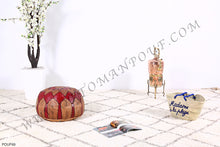 Load image into Gallery viewer, Fes Leather Ottoman Pouf