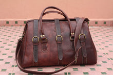 Load image into Gallery viewer, Leather Duffle Bag / Purse