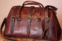 Load image into Gallery viewer, Leather Duffle Bag / Purse