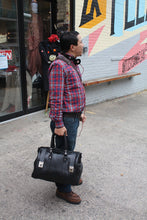 Load image into Gallery viewer, Black Leather Doctor Bag Handmade