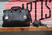 Load image into Gallery viewer, Black Leather Doctor Bag Handmade
