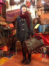 Load image into Gallery viewer, Carry on Large Leather Duffle Travel Bag