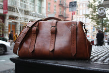 Load image into Gallery viewer, Leather Duffle Bag & Purse
