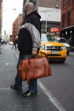 Load image into Gallery viewer, Leather Duffle Bag & Purse