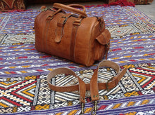Load image into Gallery viewer, Handmade Leather GYM Duffle Bag and Purse