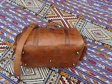 Load image into Gallery viewer, Handmade Leather GYM Duffle Bag and Purse
