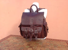 Load image into Gallery viewer, Saddleback Leather Squared Backpack & New Brown Leather