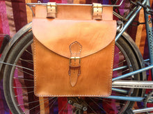 Load image into Gallery viewer, Leather Handmade Bicycle saddle Bag