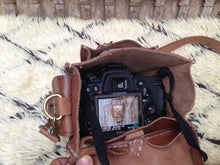Load image into Gallery viewer, Cameraman - Nikon & Canon handmade Leather Photographer Purse NOW in NY