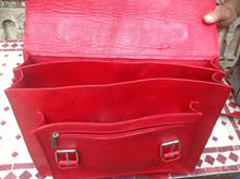 Load image into Gallery viewer, Genuine leather School Backpack - Cross body satchel - straps are all removable