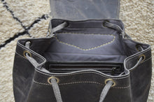Load image into Gallery viewer, Amazing Large Rustic Gray handmade Travel Leather Backpack ON SALE