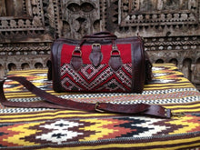 Load image into Gallery viewer, Tapestry Cross Body Purse Travel Carry one Winter looking duffle