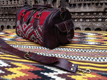 Load image into Gallery viewer, Tapestry Cross Body Purse Travel Carry one Winter looking duffle