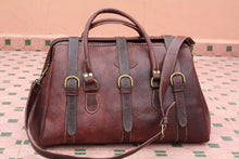 Load image into Gallery viewer, Leather Duffle Bag / Purse
