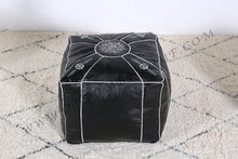Load image into Gallery viewer, Wedding Gift Silver Ottoman Pouf
