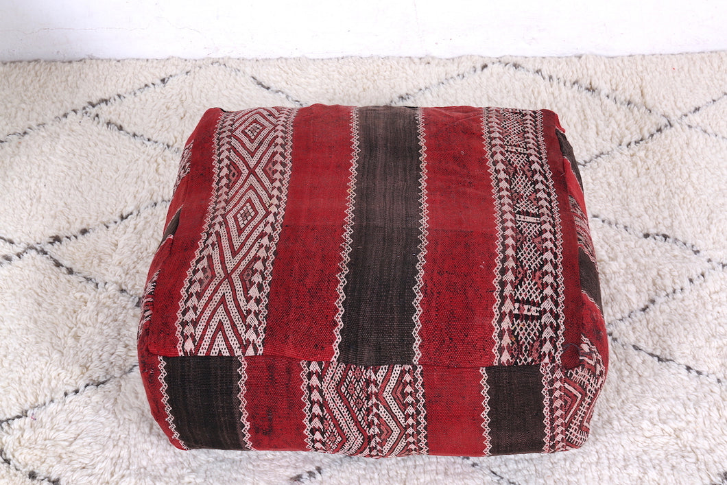 Ottoman square pouf rug