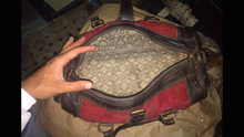 Load image into Gallery viewer, Tapestry Cross Body Purse Travel  Carry one  Winter looking duffle
