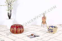 Load image into Gallery viewer, Fes Leather Ottoman Pouf
