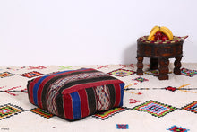 Load image into Gallery viewer, Moroccan rug pouf
