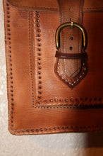 Load image into Gallery viewer, Leather Messenger Bag Sewn By Strong Skin
