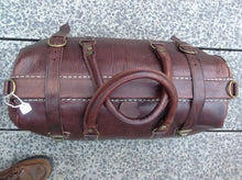 Load image into Gallery viewer, Carry on Large Leather Duffle Travel Bag

