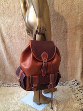 Load image into Gallery viewer, Backpack indiana jones Rustic Leather bag
